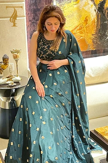 Green Lehenga