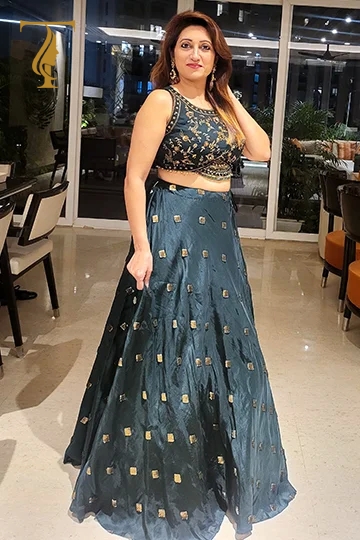 Green Lehenga